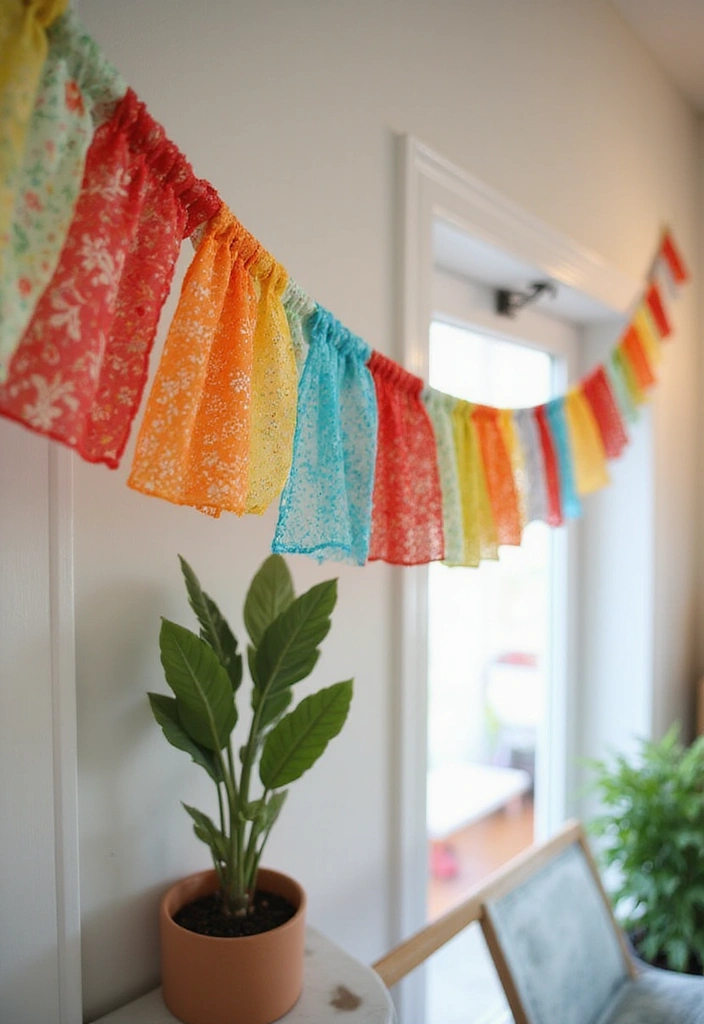 30 DIY Home Decor Projects That Are So Easy You'll Think They Were Store-Bought! - 27. Fabric Banner
