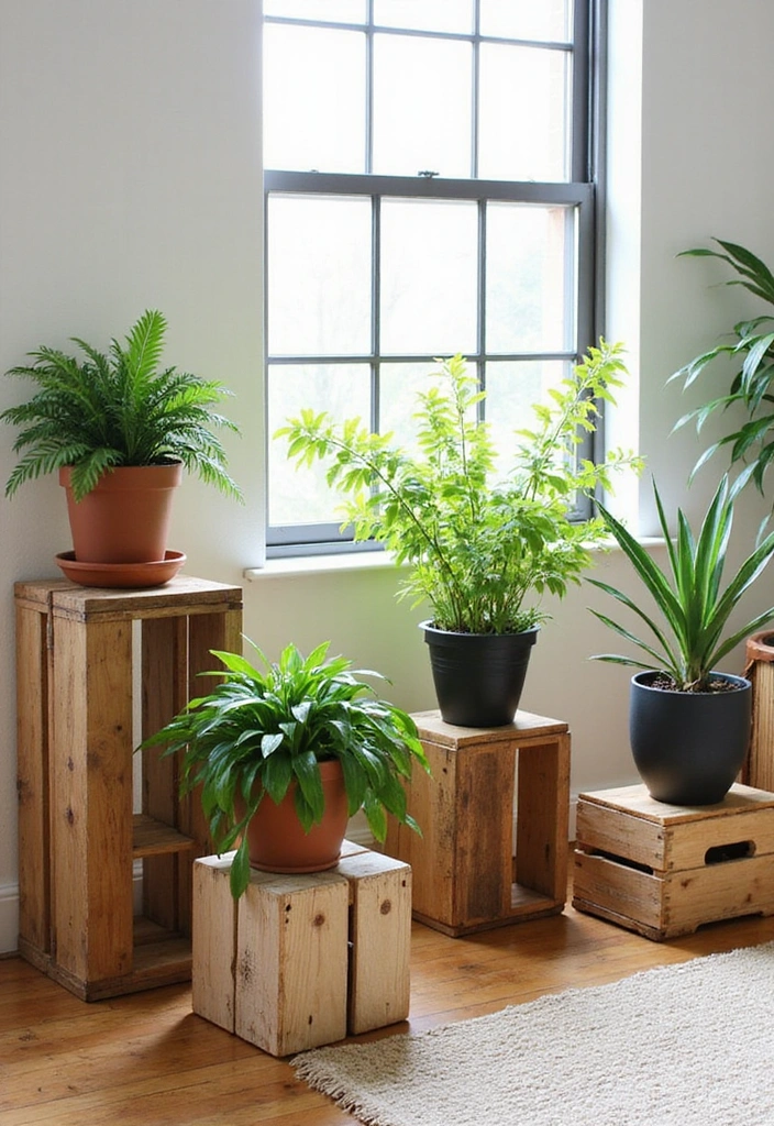 25 DIY Home Decor Projects That Are So Simple You’ll Think ‘Why Didn’t I Do This Sooner?!’ - 20. Creative Plant Stands