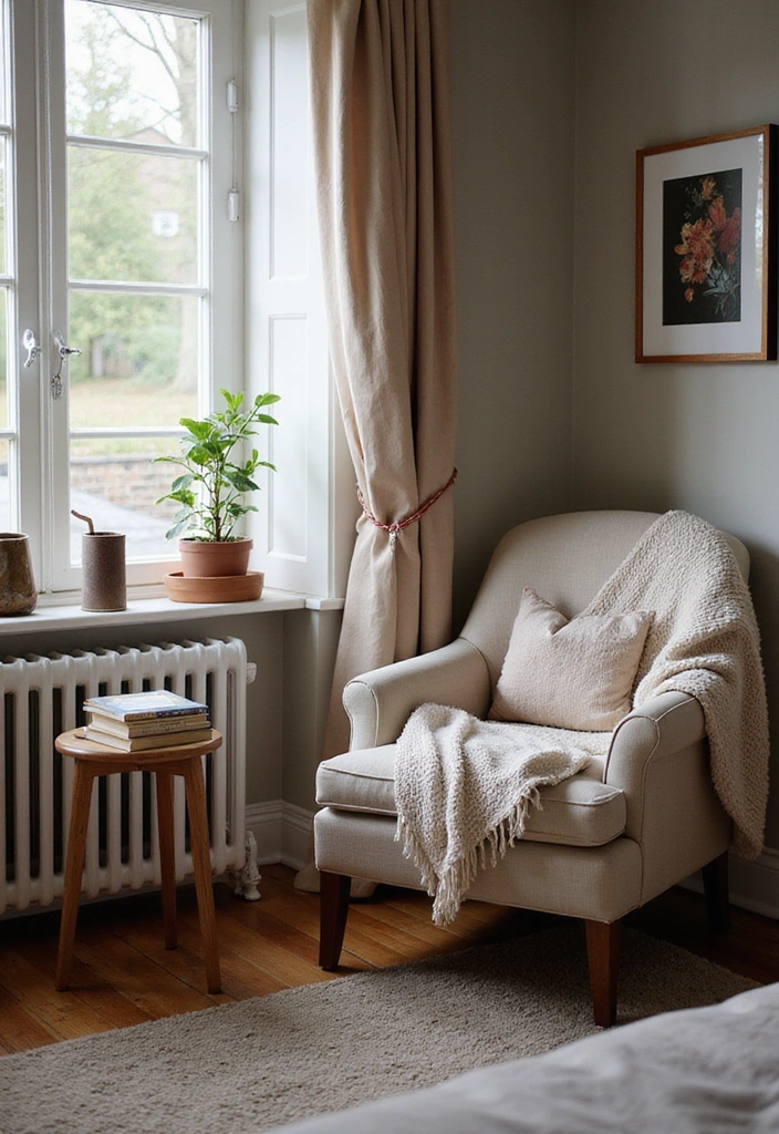 21 Cozy Small Bedroom Decor Hacks That'll Make You Feel Right at Home (Don't Miss #12!) - 7. Incorporate a Reading Nook