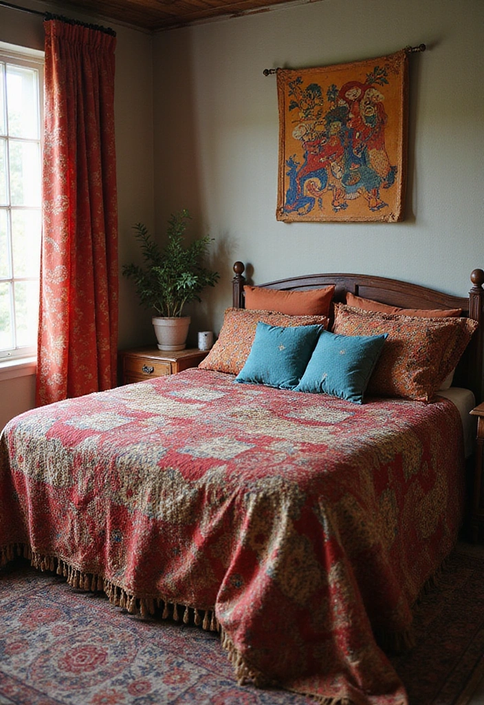20 Bold Bedroom Decor Ideas to Revamp Your Space (You Won't Believe #11!) - 15. Layered Textiles