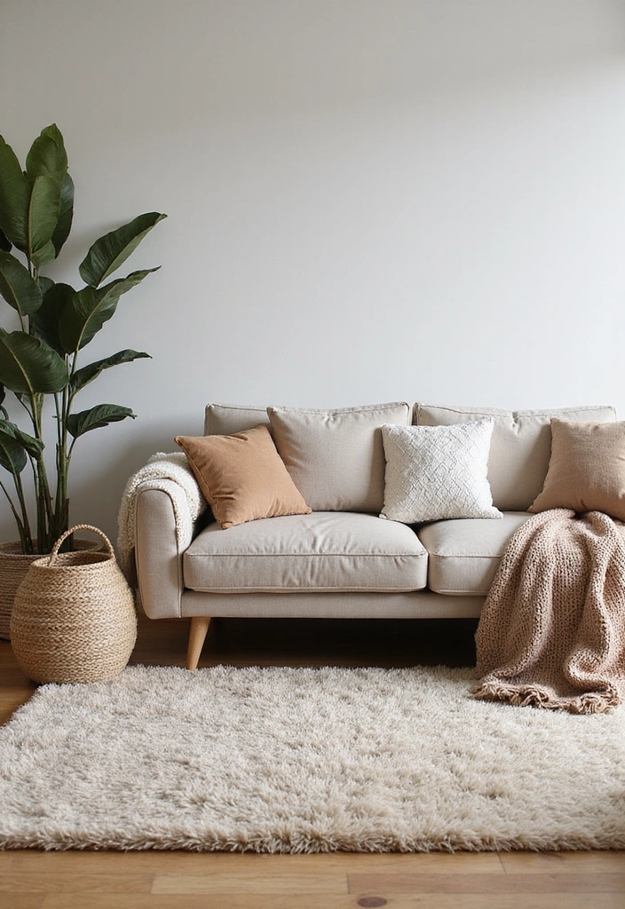 16 Scandinavian Decor Tricks That’ll Make Your Home a Cozy Haven! - 2. Layer Textures for Warmth