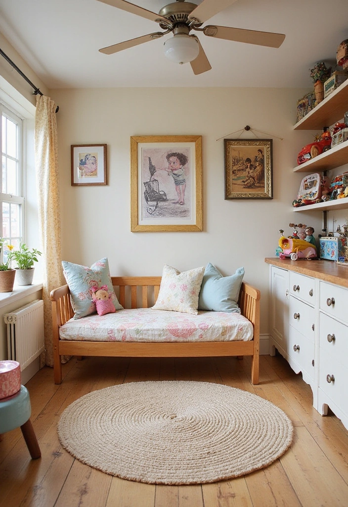 22 Themed Kids Playroom Ideas That'll Make Every Day an Adventure (Check Out #6!) - 18. Vintage Toy Room