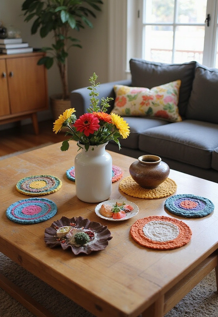 15 Rad 1980s Decor Ideas That'll Bring Your Living Room Back to Life (You Won't Believe #6!) - 14. Unique Coffee Table Decor