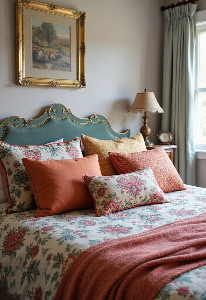 20 Bold Bedroom Decor Ideas to Revamp Your Space (You Won't Believe #11!) - 17. Decorative Pillows and Throws