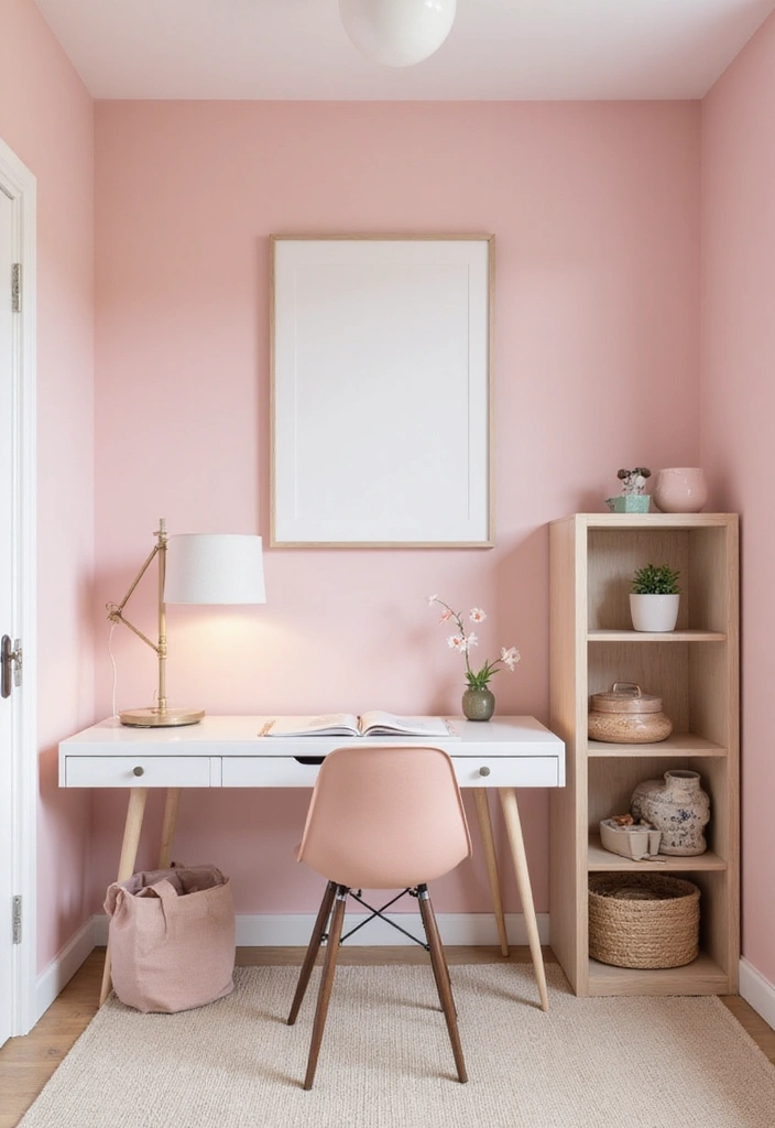 18 Small Pink Bedroom Ideas That Prove Less is More (#9 Is a Game-Changer!) - 1. Pastel Pink Minimalism