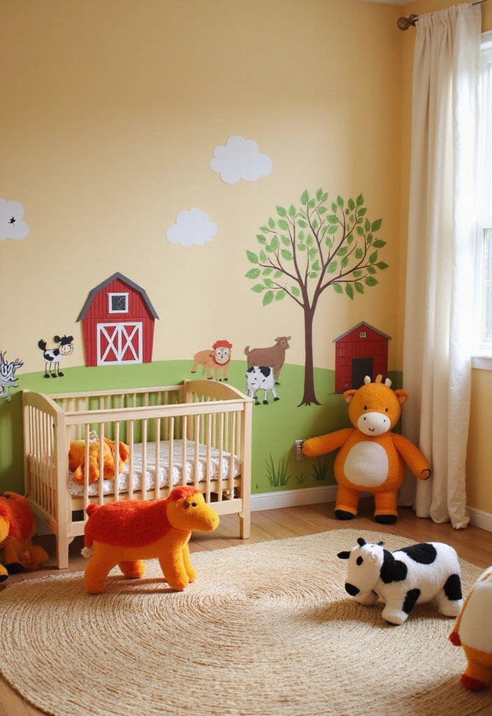 22 Themed Kids Playroom Ideas That'll Make Every Day an Adventure (Check Out #6!) - 10. Farmyard Fun