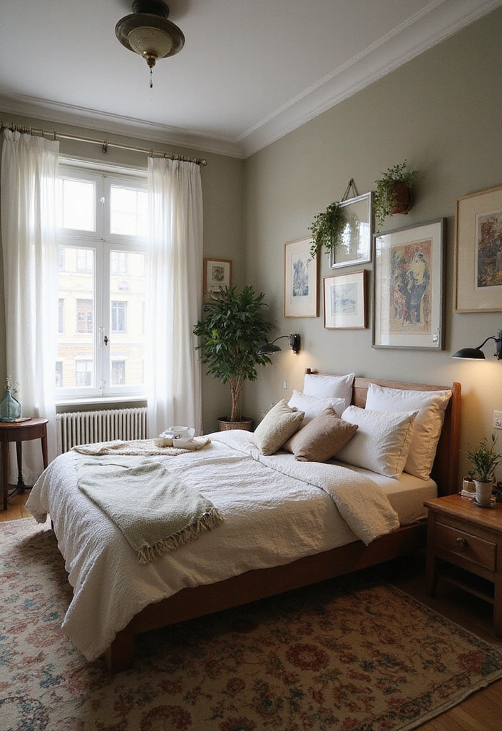 20 Bold Bedroom Decor Ideas to Revamp Your Space (You Won't Believe #11!) - 11. Mix Vintage and Modern
