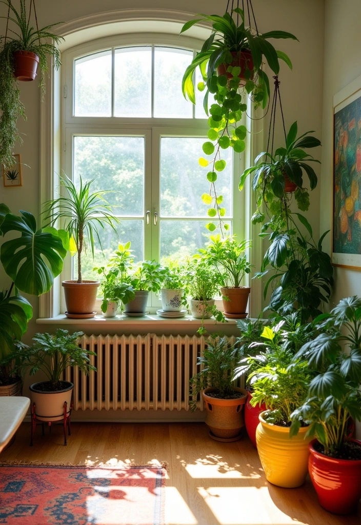 15 Rad 1980s Decor Ideas That'll Bring Your Living Room Back to Life (You Won't Believe #6!) - 13. Indoor Plants for a Fresh Touch