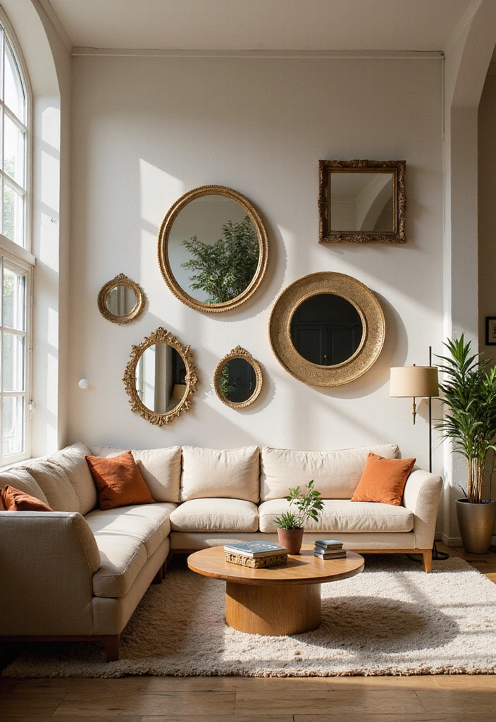 15 Rad 1980s Decor Ideas That'll Bring Your Living Room Back to Life (You Won't Believe #6!) - 6. The Magic of Mirrors