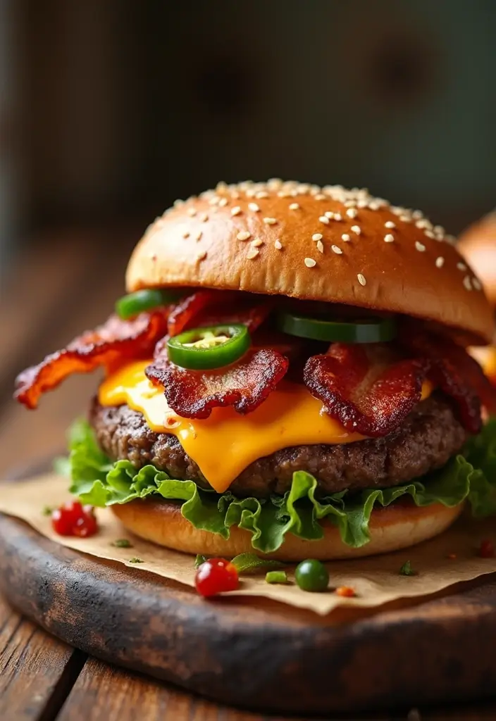 21 Cheesy Cheeseburger Recipes That'll Make You Melt (Literally!) - 2. Bacon Cheeseburger Extravaganza