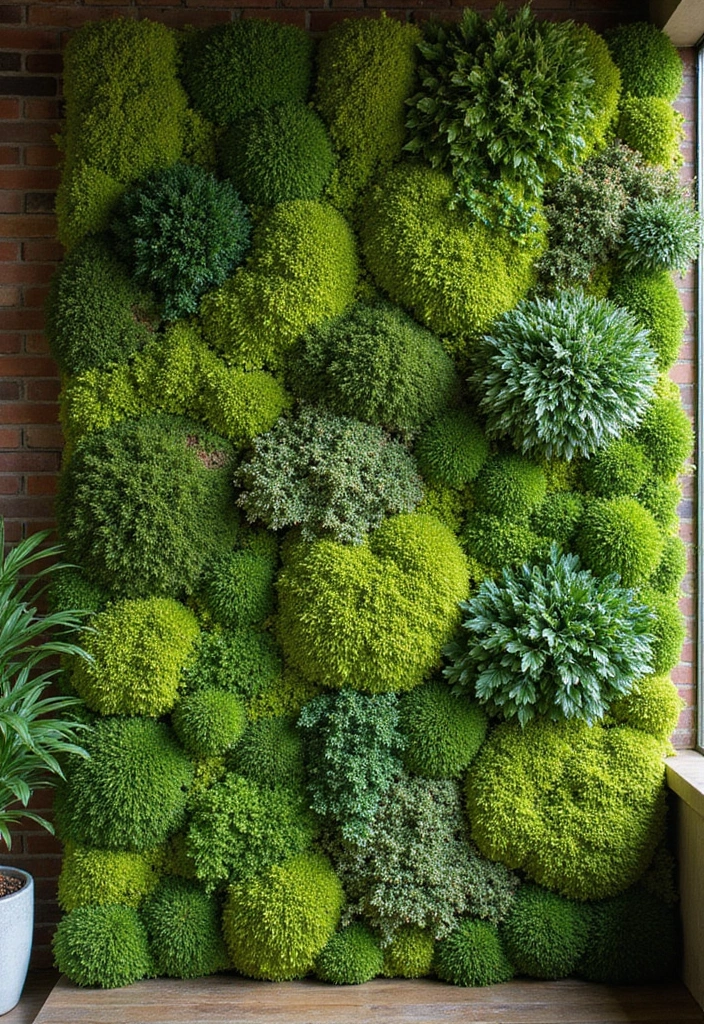15 Vertical Garden Ideas That Will Transform Your Urban Space into a Green Oasis! - 14. Moss Walls: Lush and Alive