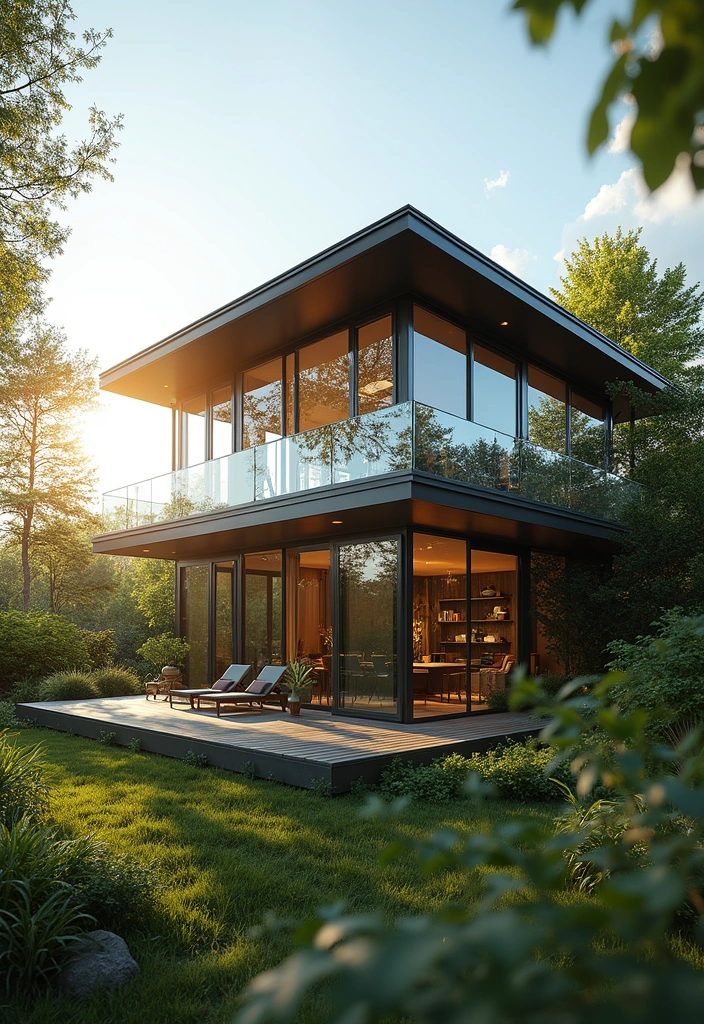 10 Stunning Glass House Designs That Will Leave You Breathless (Wait Until You See #6!) - 4. The Solar Glass House: Harnessing Natural Energy