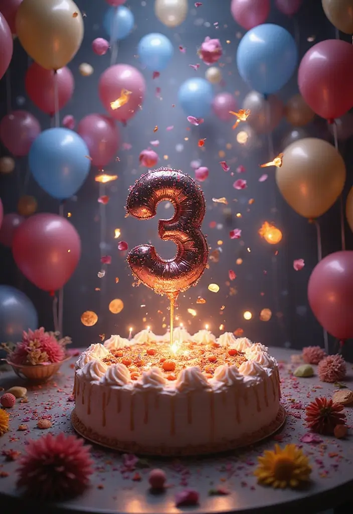 11 Eye-Catching Number Balloons That Will Celebrate Your Kids Birthday in Style! - 10. Floating Number Balloons