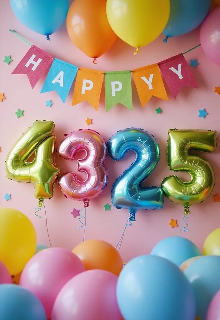 11 Eye-Catching Number Balloons That Will Celebrate Your Kids Birthday in Style! - 7. Customizable Number Balloons