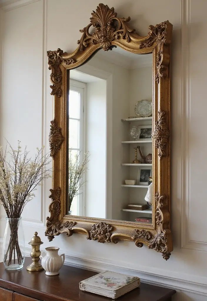 12 Stunning Handmade Wall Decor Ideas That Will Transform Your Space (You Won't Believe #5!) - 10. Statement Mirrors: Reflective Glam