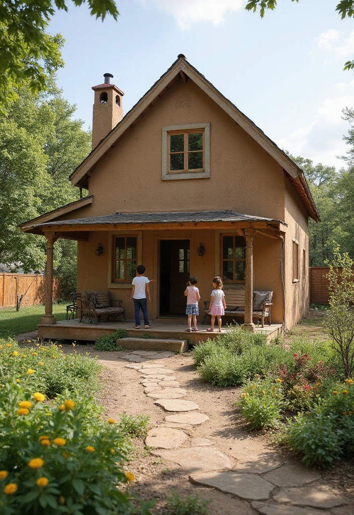 12 Stunning Mud House Designs That Prove Sustainability Can Be Beautiful (You Won't Believe #7!) - 10. The Family Mud Nest