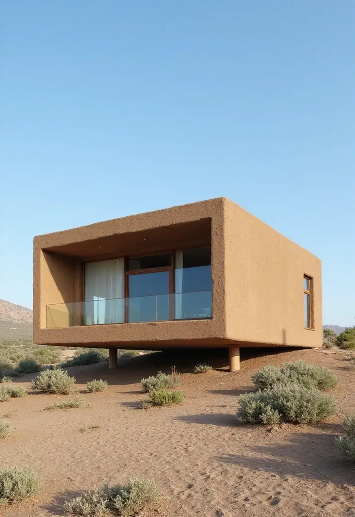 12 Stunning Mud House Designs That Prove Sustainability Can Be Beautiful (You Won't Believe #7!) - 3. The Modern Mud Box