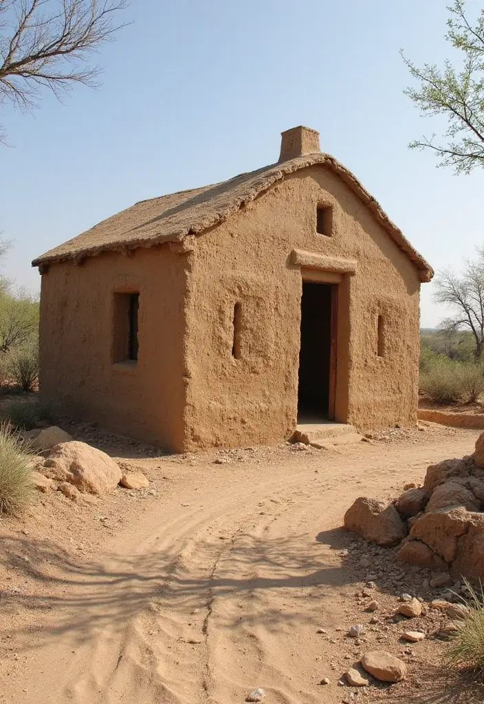 12 Stunning Mud House Designs That Prove Sustainability Can Be Beautiful (You Won't Believe #7!) - 6. Sand and Mud Fusion