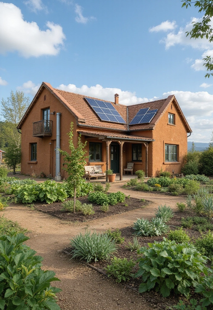 12 Stunning Mud House Designs That Prove Sustainability Can Be Beautiful (You Won't Believe #7!) - 8. The Eco-Friendly Farmhouse