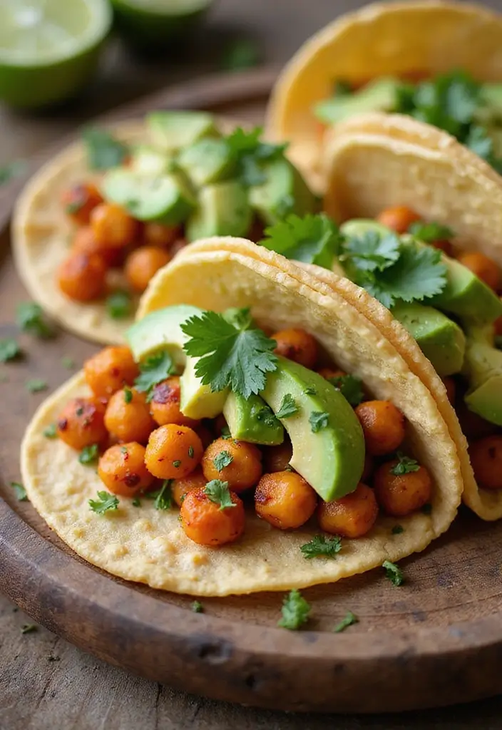 14 Delicious Vegan Recipes That Even Meat-Lovers Will Crave (You Have to Try #7!) - 2. Spicy Chickpea Tacos