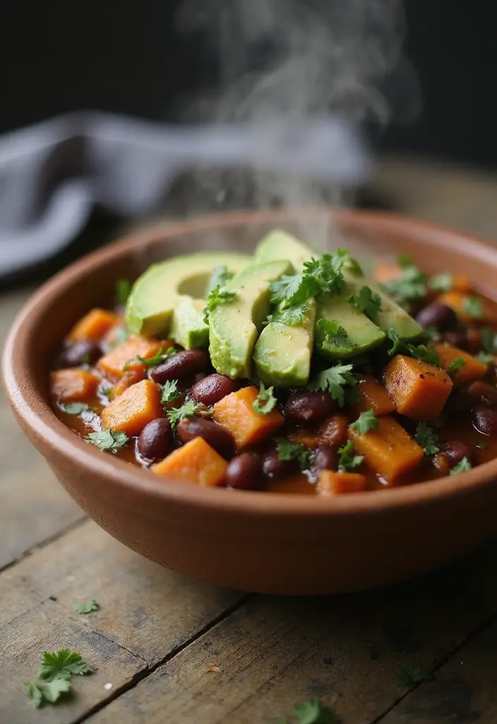 14 Delicious Vegan Recipes That Even Meat-Lovers Will Crave (You Have to Try #7!) - 3. Sweet Potato and Black Bean Chili