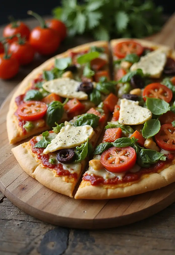 14 Delicious Vegan Recipes That Even Meat-Lovers Will Crave (You Have to Try #7!) - 9. Vegan Pizza with Cashew Cheese