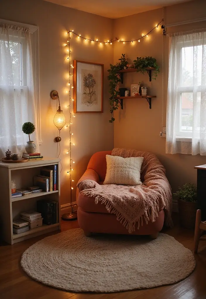 25 Trendy Teen Room Decor Ideas That'll Make You Want to Redecorate ASAP! - 4. Cozy Corner Retreat