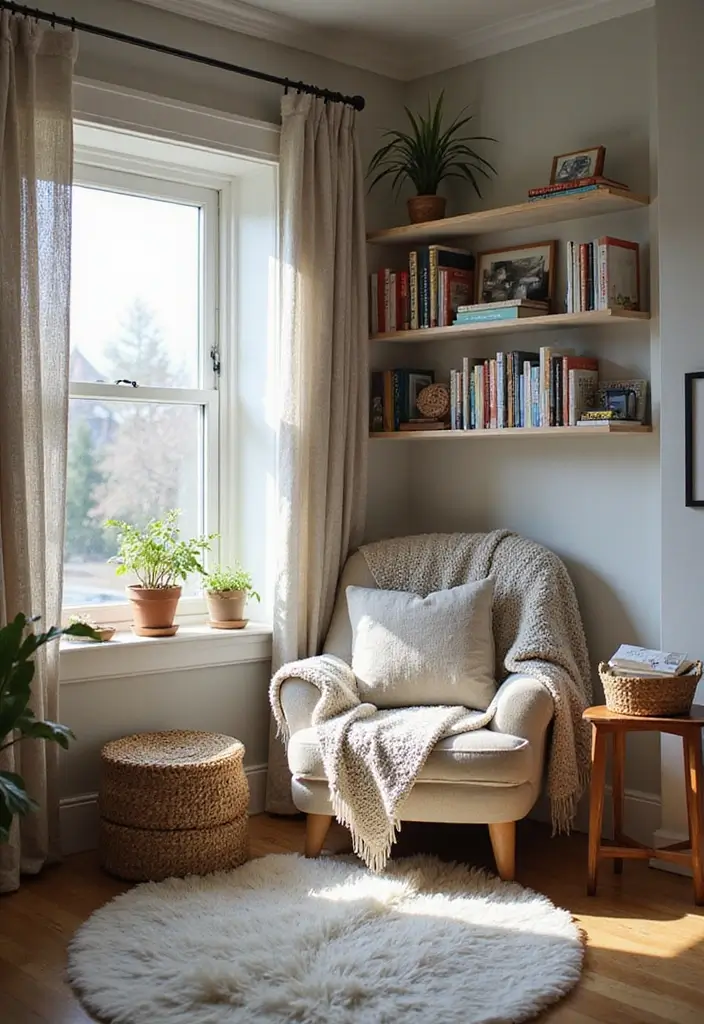 25 Trendy Teen Room Decor Ideas That'll Make You Want to Redecorate ASAP! - 19. A Cozy Reading Nook