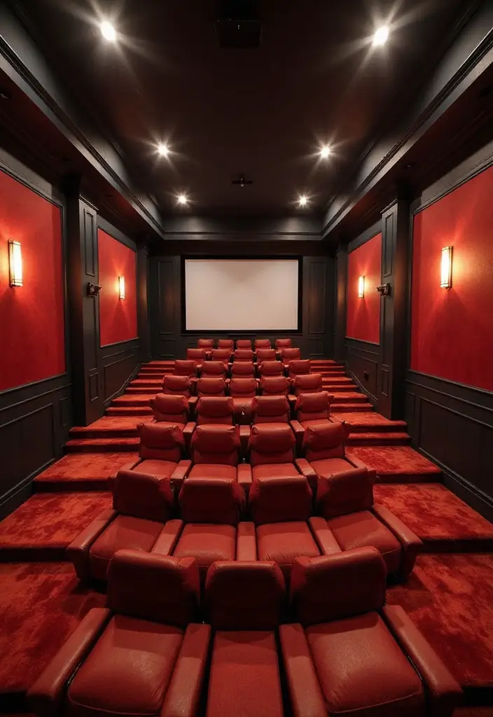 15 Home Theater Ideas That'll Make You Feel Like You're in a Real Cinema (You Won't Believe #7!) - 13. Elevated Viewing Area