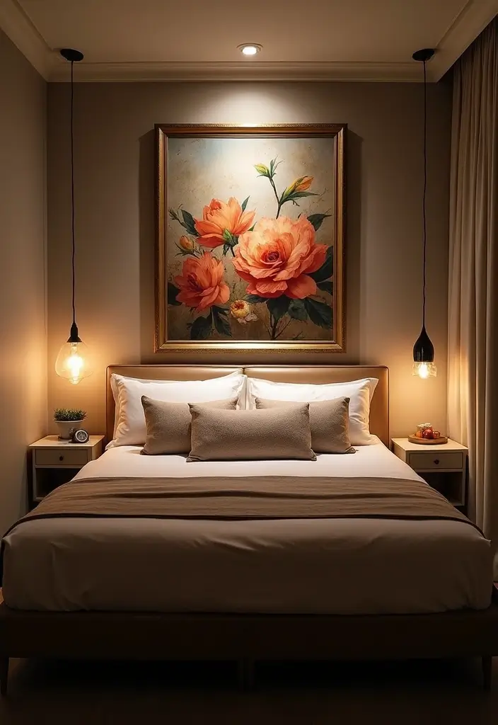 15 Japandi Small Bedroom Ideas That Will Transform Your Space into a Zen Retreat! - 8. Create a Focal Point