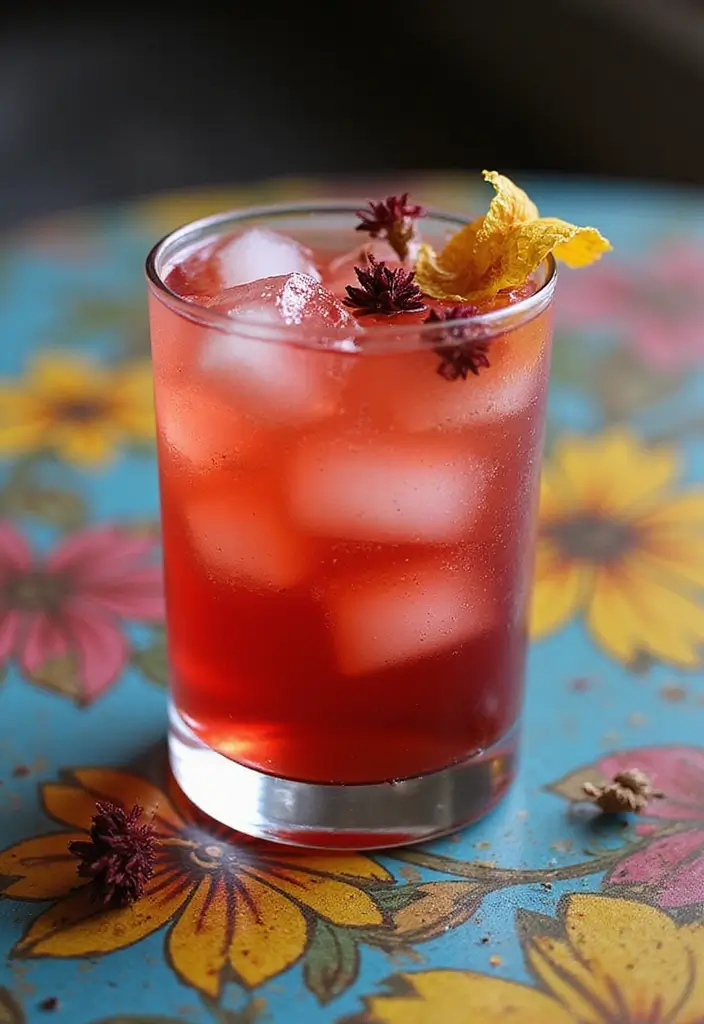 15 Low-Calorie Cocktails That Will Keep You Slim (Cheers to #3!) - 14. Hibiscus Cooler