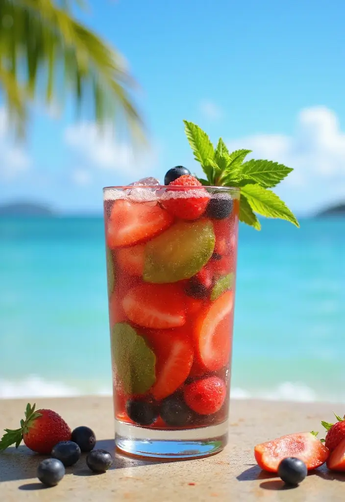 15 Low-Calorie Cocktails That Will Keep You Slim (Cheers to #3!) - 2. Berry Mojito Twist