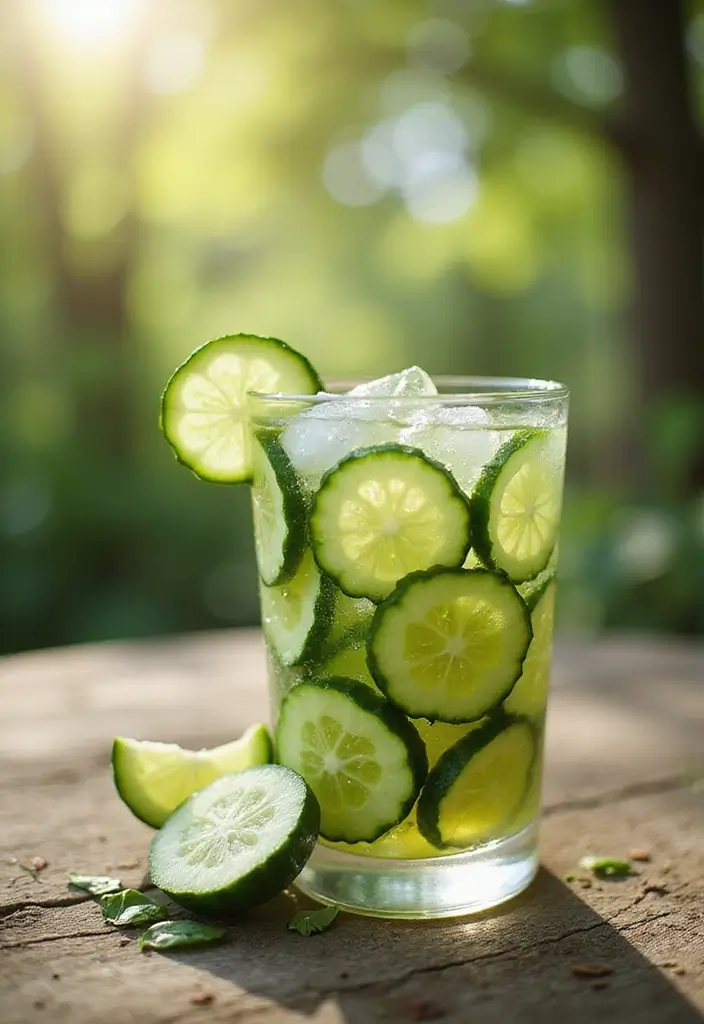 15 Low-Calorie Cocktails That Will Keep You Slim (Cheers to #3!) - 3. Cucumber Cooler