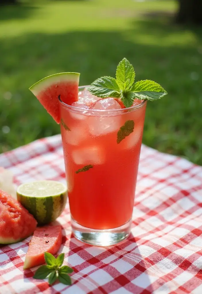 15 Low-Calorie Cocktails That Will Keep You Slim (Cheers to #3!) - 5. Watermelon Mint Refresher