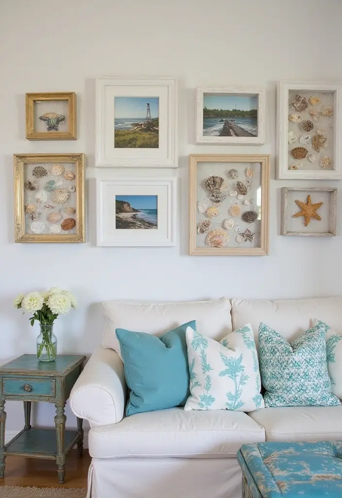 15 Stunning Beach House Living Room Decor Ideas That Will Make You Want to Move In! - 12. Personal Touches