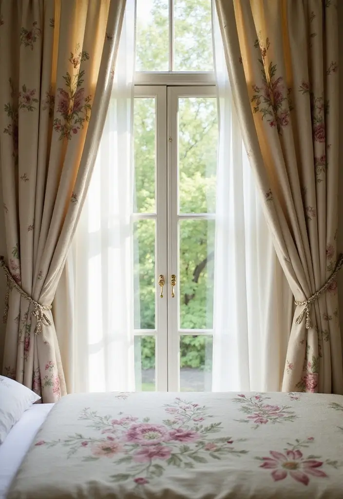 15 Stunning Floral Hand Embroidery Decor Ideas That'll Brighten Up Any Space! - 5. Embroidered Curtains
