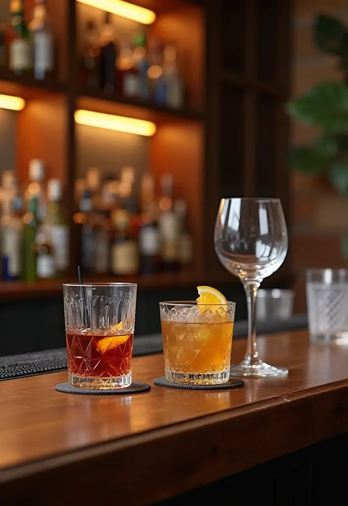 15 Stunning Home Bar Setup Ideas That Will Impress Your Guests (and You!) - 12. Personalized Touch