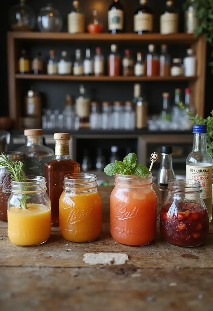 15 Stunning Home Bar Setup Ideas That Will Impress Your Guests (and You!) - 13. Mixology Station