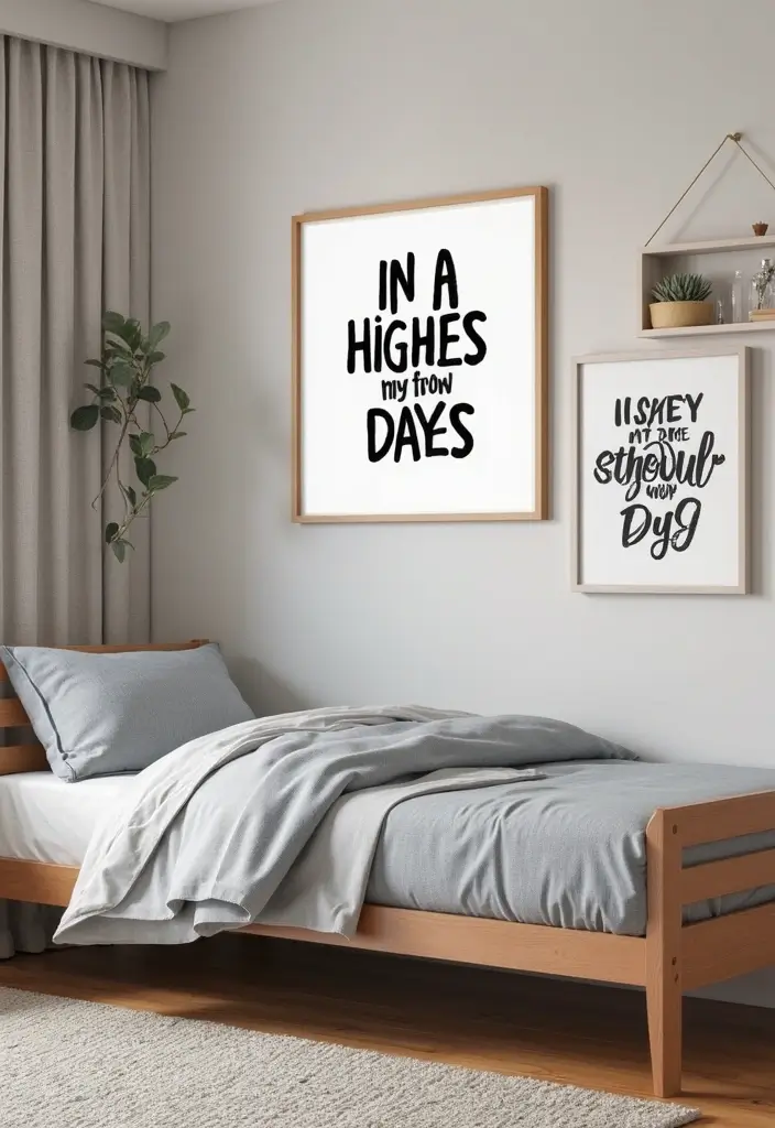 25 Trendy Teen Room Decor Ideas That'll Make You Want to Redecorate ASAP! - 24. Inspirational Quotes