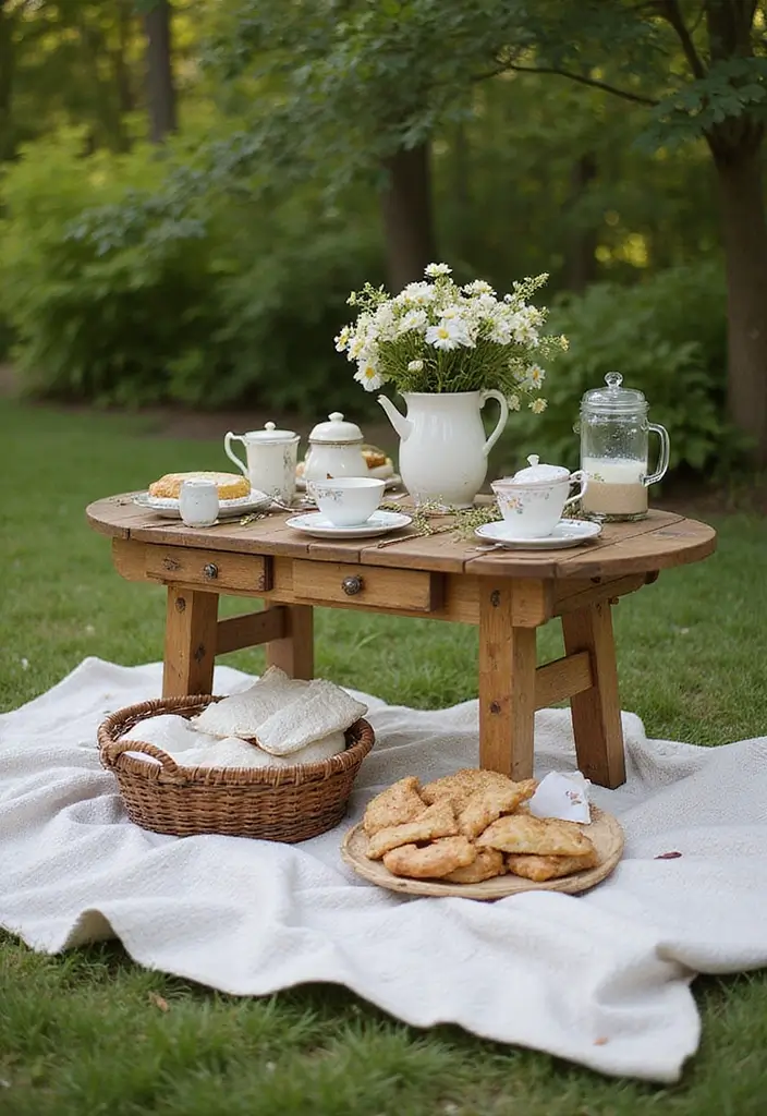 17 Country Outdoor Living Ideas That Will Make You the Host with the Most! - 2. Charming Picnic Areas