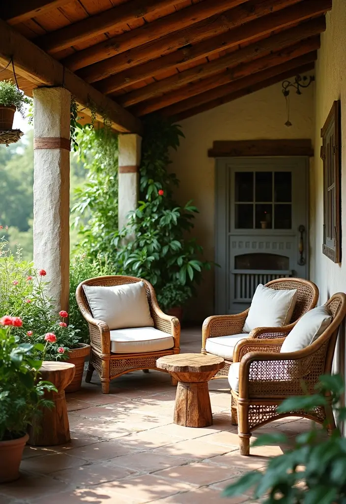 17 Country Outdoor Living Ideas That Will Make You the Host with the Most! - 4. Rustic Seating Areas