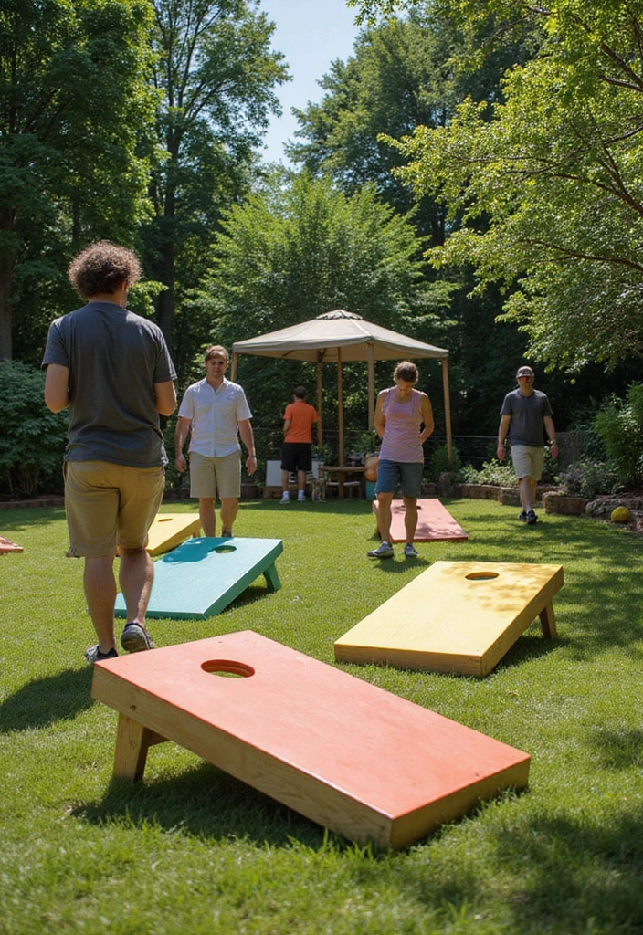 17 Country Outdoor Living Ideas That Will Make You the Host with the Most! - 7. Garden Games for Fun