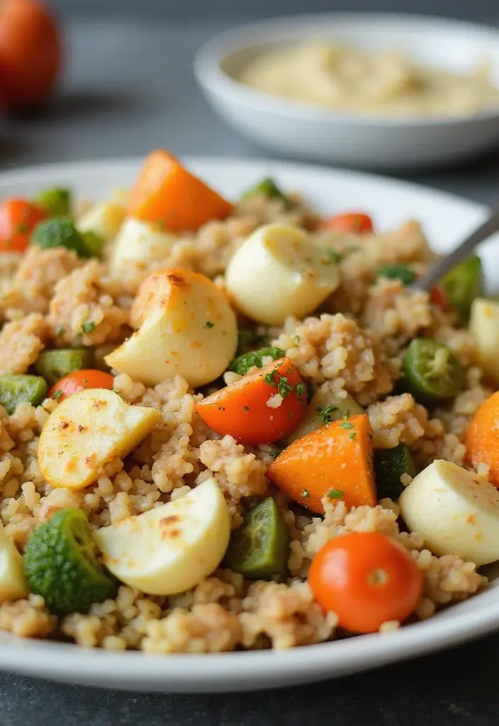 18 Healthy Tuna Casserole Variations That Even Your Kids Will Love! - 5. Tuna Casserole with Cauliflower Rice