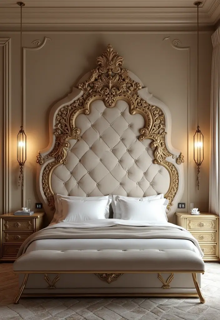 18 Traditional Arabian Bedroom Decor Ideas You'll Wish You Knew Sooner! - 16. Statement Headboards
