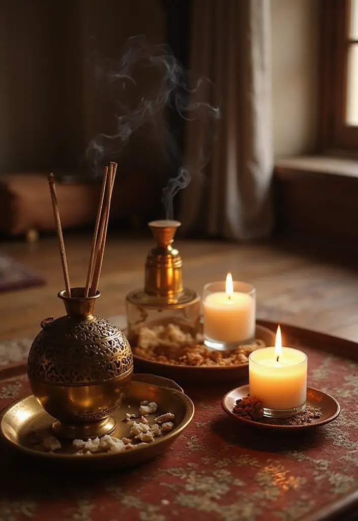 18 Traditional Arabian Bedroom Decor Ideas You'll Wish You Knew Sooner! - 18. Aromatic Touches