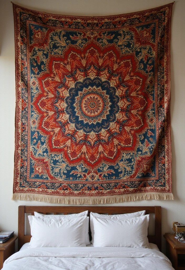 18 Traditional Arabian Bedroom Decor Ideas You'll Wish You Knew Sooner! - 4. Intricate Tapestries