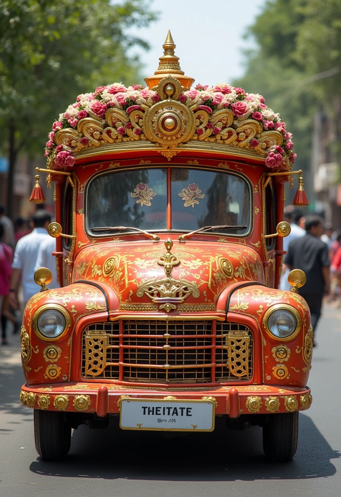 19 Cultural Wedding Car Decor Ideas That Celebrate Your Heritage (Check Out #6!) - 12. Cultural Car Wraps