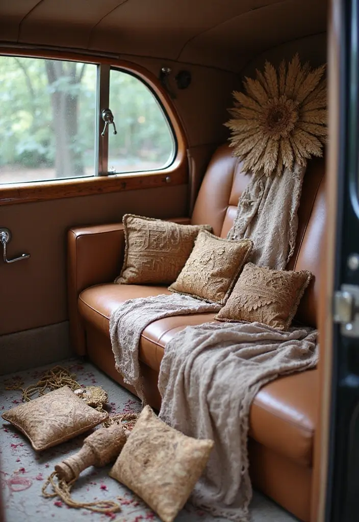 19 Cultural Wedding Car Decor Ideas That Celebrate Your Heritage (Check Out #6!) - 3. Handcrafted Accessories