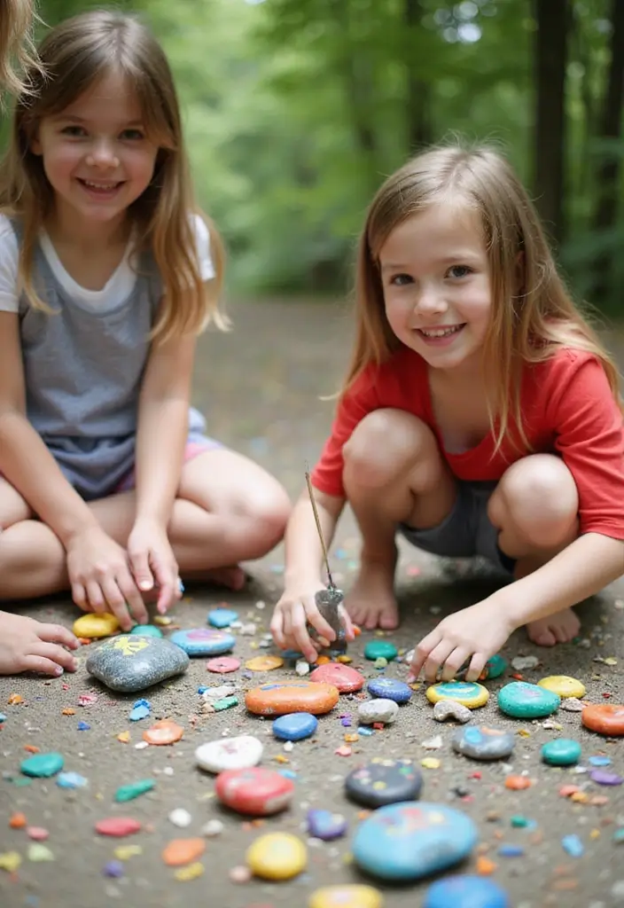 19 Whimsical Kids Craft Projects That Will Keep Them Busy for Hours (Try #12!) - 2. DIY Painted Rocks
