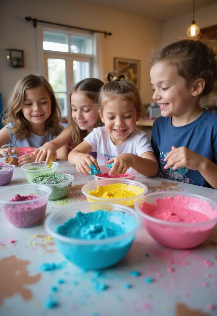 19 Whimsical Kids Craft Projects That Will Keep Them Busy for Hours (Try #12!) - 5. DIY Glitter Slime